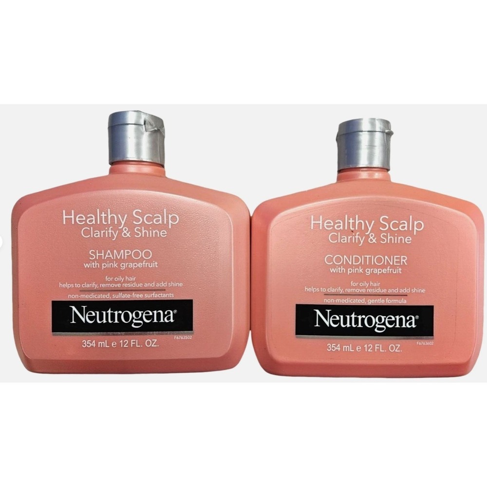 Neutrogena HEALTHY SCALP for OILY Hair SHAMPOO & CONDITIONER COMBO  1 of each
